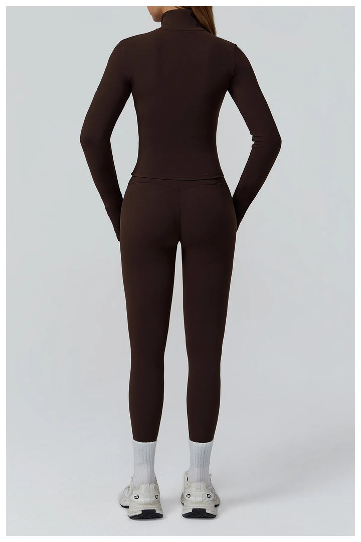 Contour Performance High Waist Athleisure Set Seamless