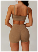 Load image into Gallery viewer, Contoured Seamless Push Up Top Breathable Performance
