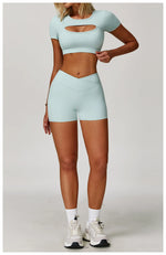 Load image into Gallery viewer, Premium Performance Knit Yoga Set With Contoured Leggings
