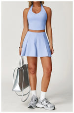 Load image into Gallery viewer, Halter Seamless Yoga Bra Vest with High Performance Fabric
