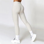 Load image into Gallery viewer, High Waist Contour Seamless Yoga Leggings With Performance
