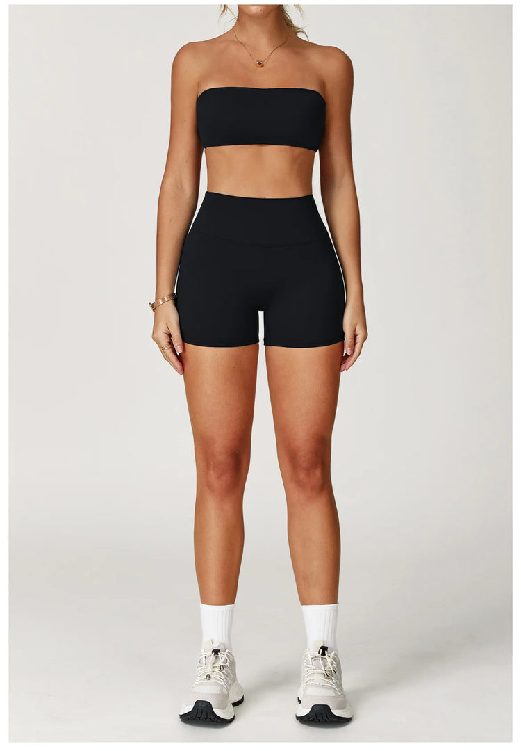 Contoured 2 Piece Yoga Set Breathable Essentials Plus