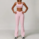 Load image into Gallery viewer, Premium Performance Knit Yoga Set With Contoured Leggings

