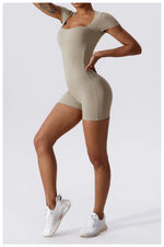 Load image into Gallery viewer, Soft Premium Contoured All In One Yoga Bodysuit Sleeves
