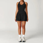 Load image into Gallery viewer, Two Piece Yoga Set Contoured Ribbed Performance Wear
