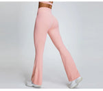 Load image into Gallery viewer, Seamless High Waist Contoured Flare Leggings For Training
