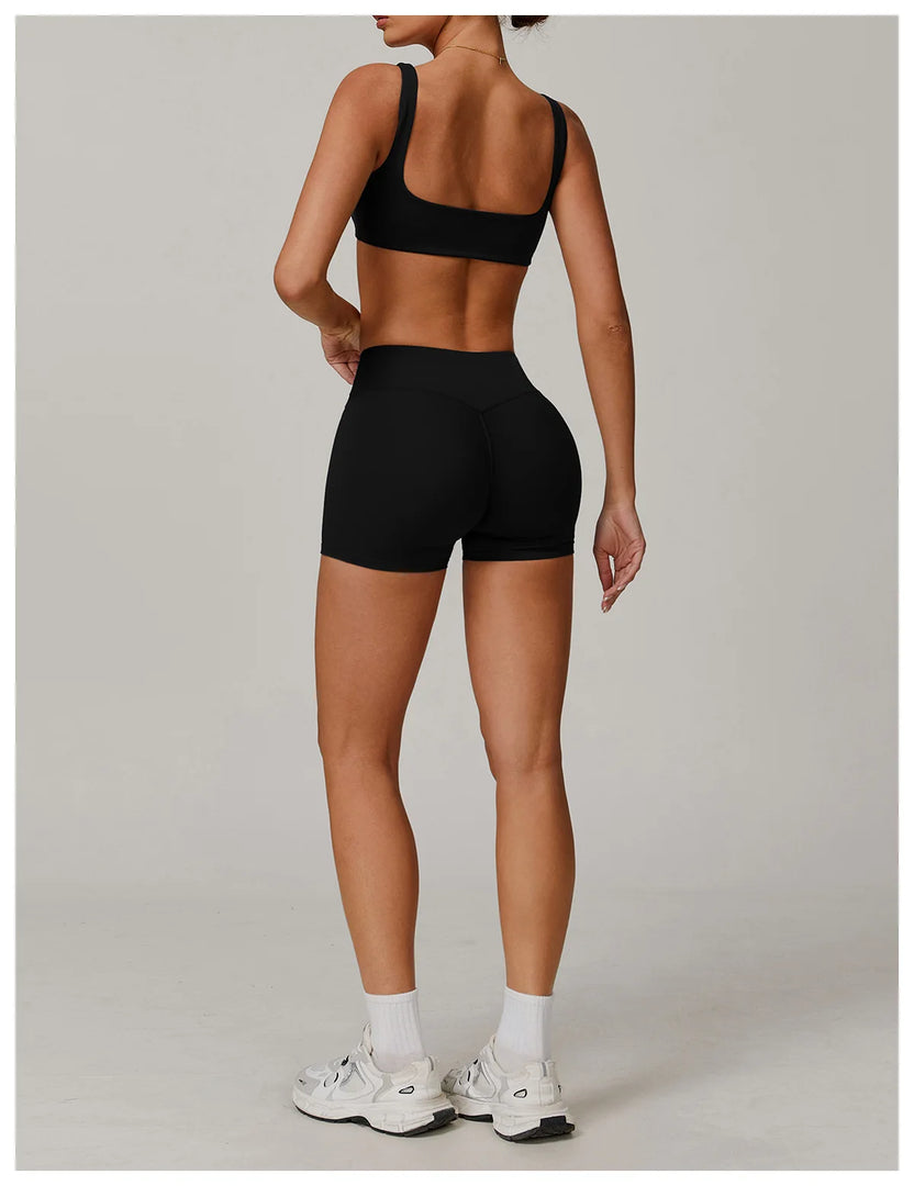 Contoured Performance Yoga Leggings With High Waist