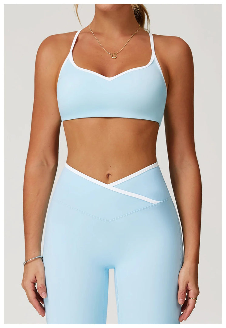 Breathable High Support Contour Seamless Bra Nylon Spandex