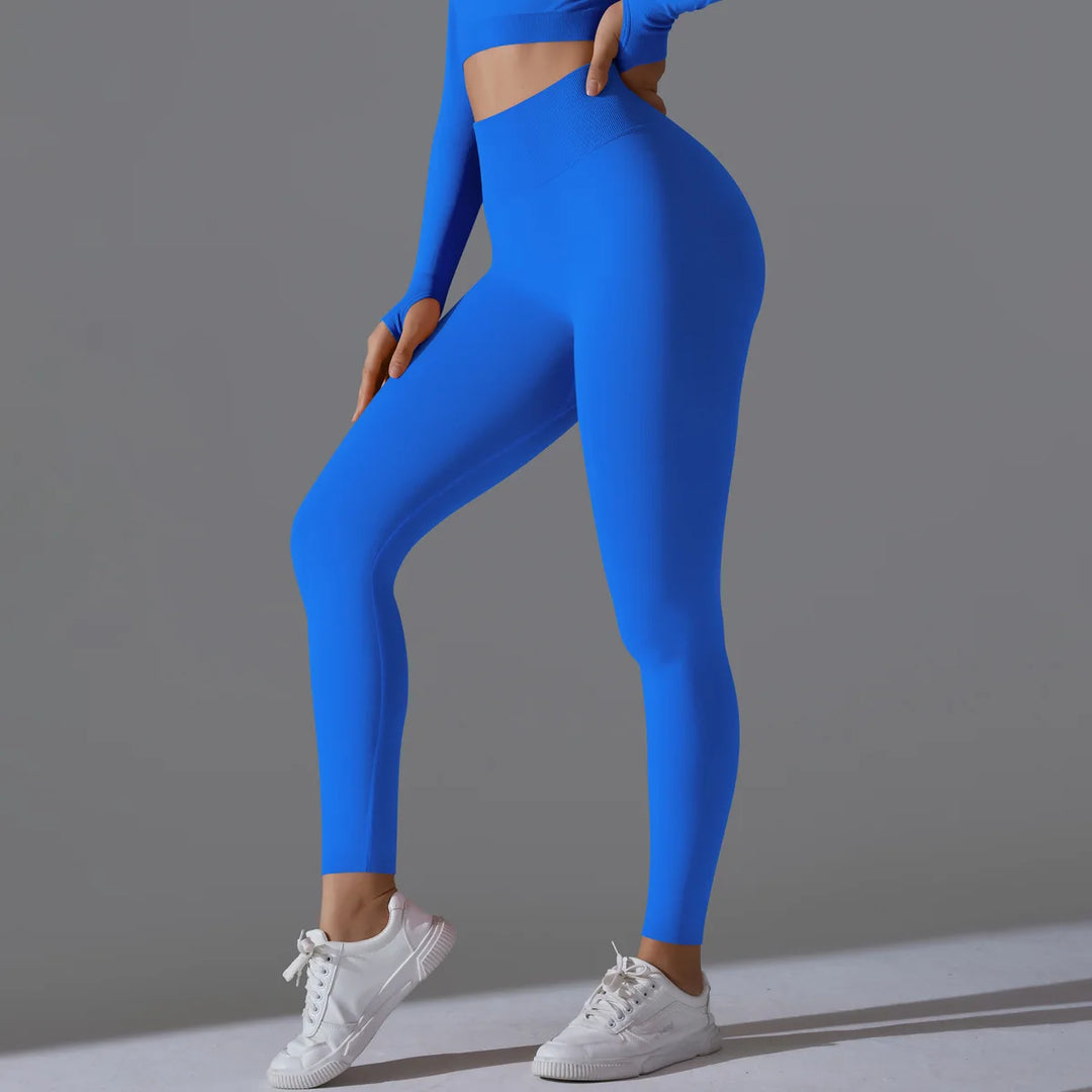 Seamless High Waist Yoga Leggings Performance Comfort