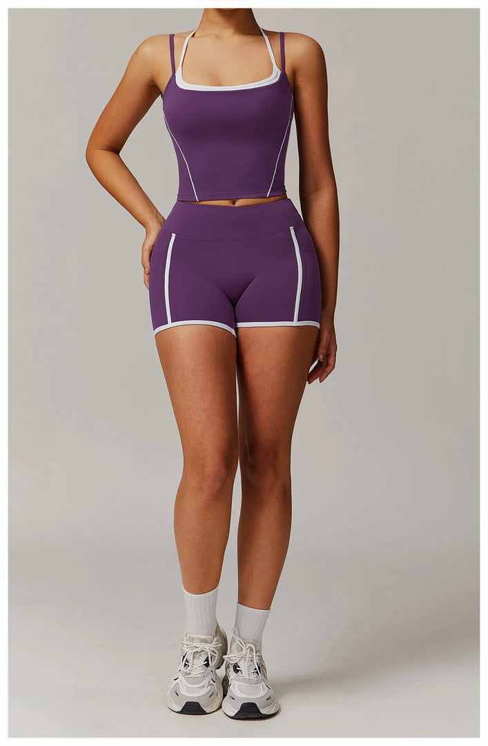 Contoured Breathable Seamless Feather Light Sport Bra Nylon