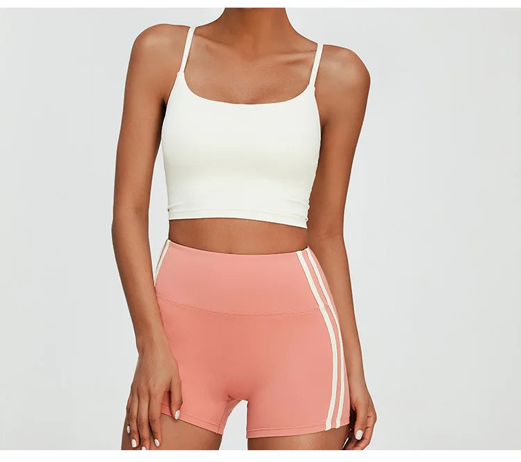 Breathable Seamless Cross Back Sculpt Performance Bra