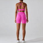 Load image into Gallery viewer, Seamless Contour 2 Piece Sculpted Yoga Wear Breathable
