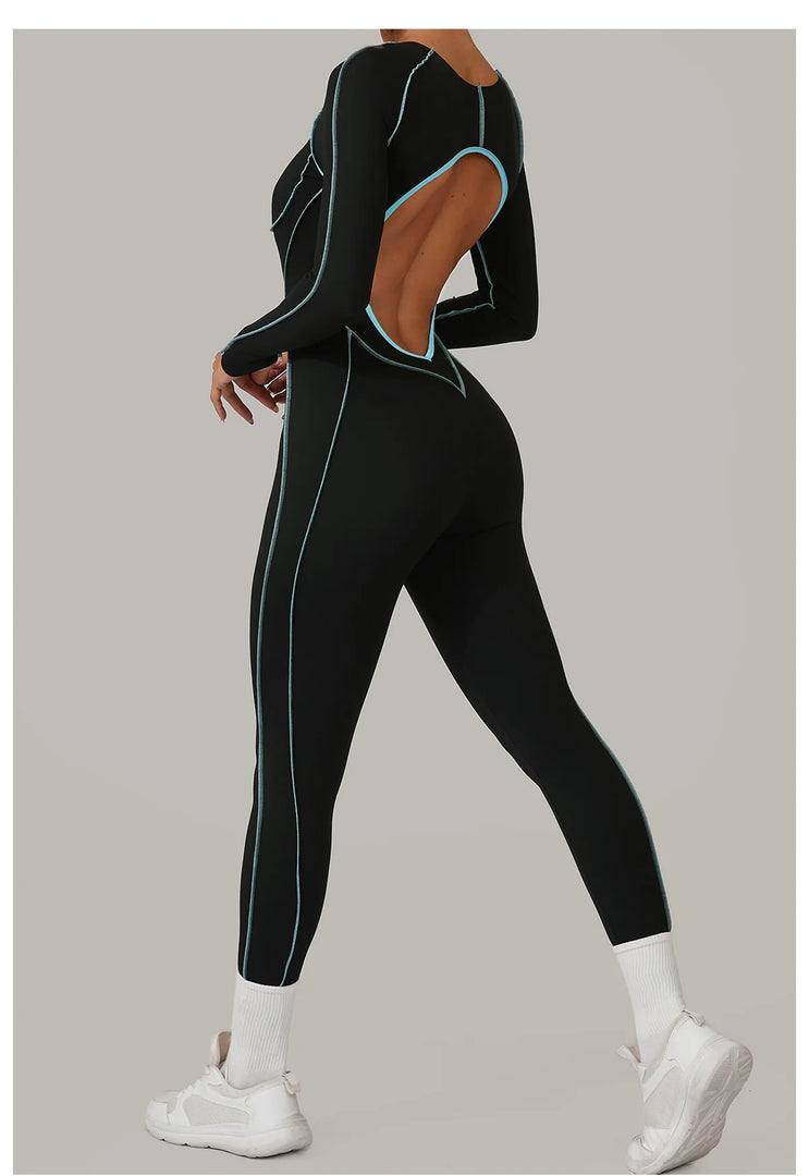 Premium Knit Tracksuit Jumpsuit With Light Weight Nylon