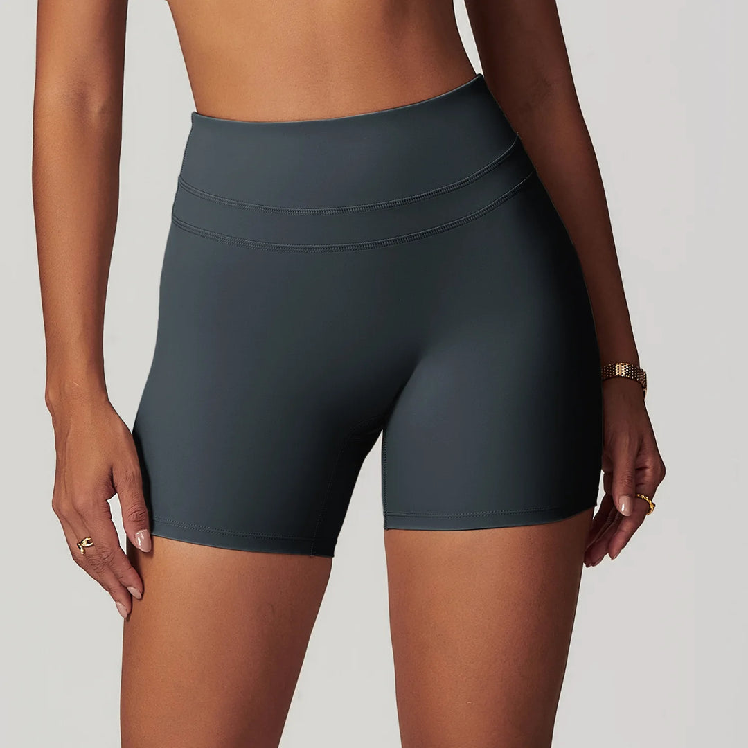 Luxurious Breathable High Waist Yoga Shorts For Running