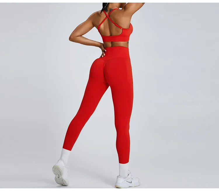 Seamless High Waist Leggings Moisture Wicking Contour