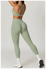Load image into Gallery viewer, Two Piece Contour Tracksuit With Luxurious Leggings

