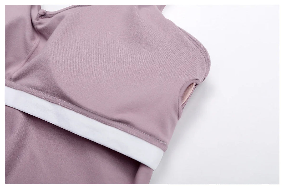 Breathable Impact Contour Yoga Sports Bra Elevation