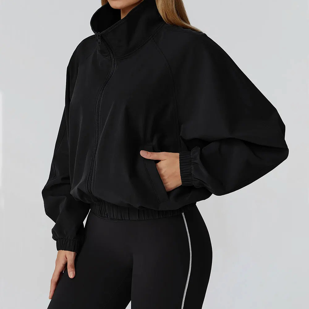 Windproof Performance Flight Jacket With Long Sleeve