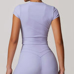 Load image into Gallery viewer, Performance Contoured Seamless Yoga Shirt Quick Dry
