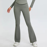 Load image into Gallery viewer, Seamless High Waist Contoured Flare Leggings For Training
