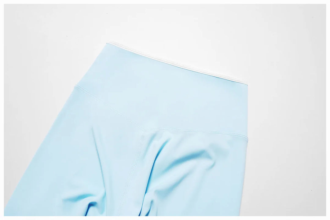 High Waist Sculpt Leggings Breathable Knit Performance Wear