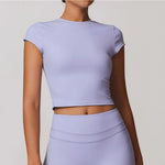 Load image into Gallery viewer, Performance Contoured Seamless Yoga Shirt Quick Dry
