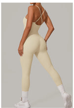 Load image into Gallery viewer, Luxe Sleeveless Yoga Jumpsuit Nylon Spandex
