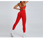 Load image into Gallery viewer, Seamless Performance Wear Set With High Waist Leggings
