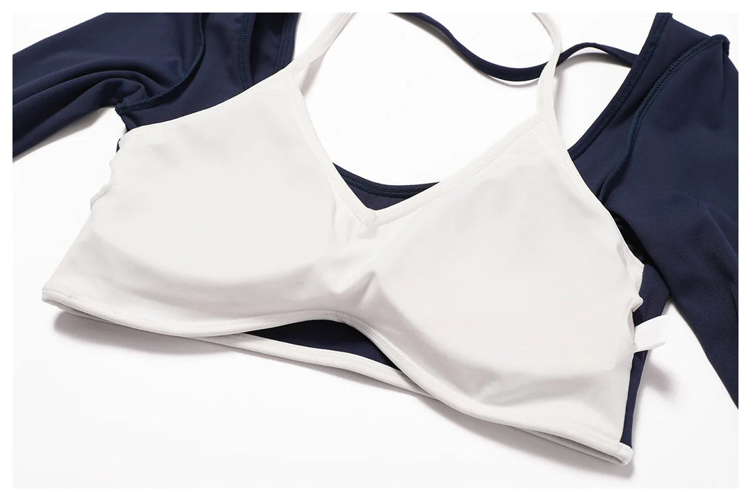 Luxurious Backless Yoga Top Breathable Contour Performance