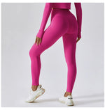 Load image into Gallery viewer, High Waist Contour Yoga Leggings Breathable Performance
