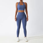 Load image into Gallery viewer, 2 Piece Contouring Sculpted Yoga Ensemble Performance
