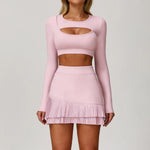 Load image into Gallery viewer, Premium Performance Knit Yoga Set With Contoured Leggings
