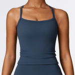 Load image into Gallery viewer, Strappy Breathable Push Up Performance Elite Sports Bra
