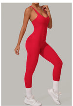 Load image into Gallery viewer, Luxe Sleeveless Yoga Jumpsuit Nylon Spandex
