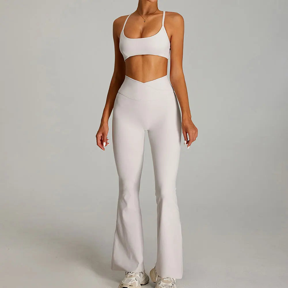 Luxurious Contoured Yoga Set Quick Drying Performance