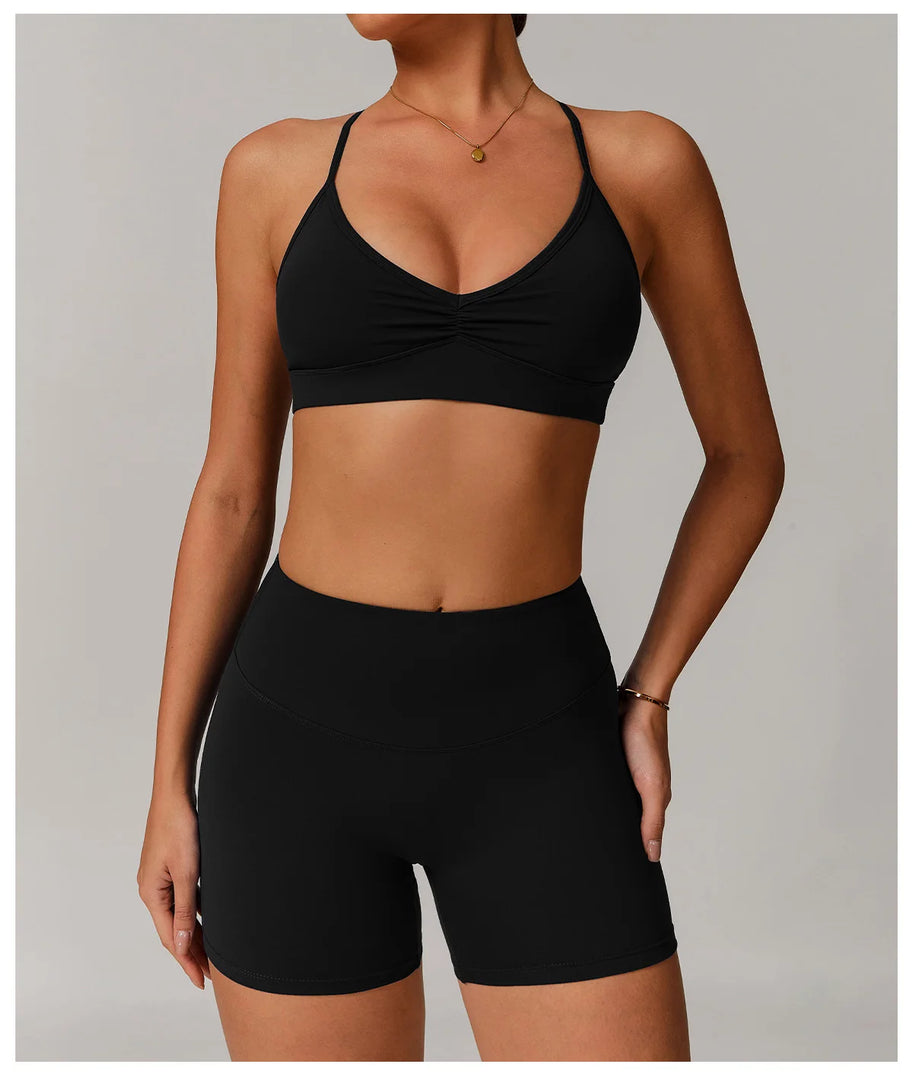 Lux Contour Sports Bra Breathable Shockproof Sculpted