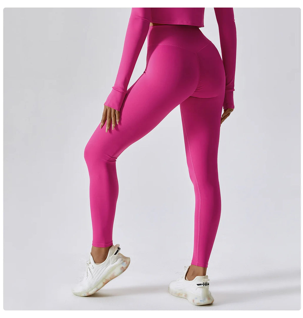 Seamless High Waist Contour Sculpted Leggings