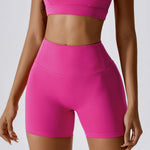 Load image into Gallery viewer, High Waist Yoga Shorts Contour Moisture Wicking Breathable
