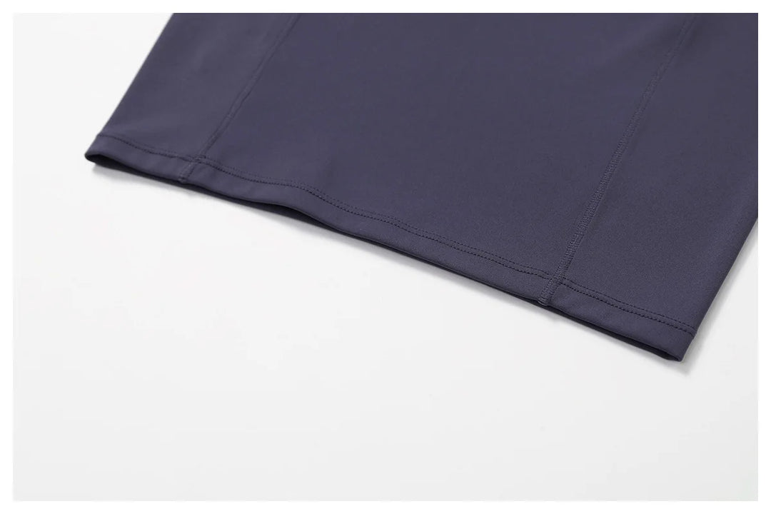 Breathable Seamless Studio Tee Nylon Knit For Running