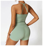 Load image into Gallery viewer, Seamless Sculpted Yoga Core Set Leggings Ribbed Contour
