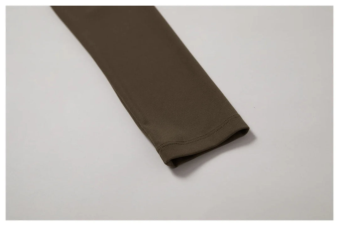 Soft Stretch Contour Two Piece Yoga Silhouette Leggings