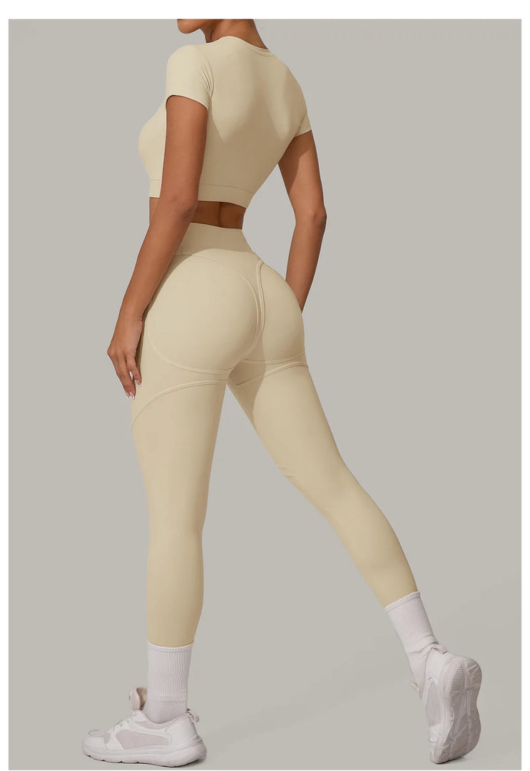 Premium Contour High Waist Yoga Leggings Performance Fabric