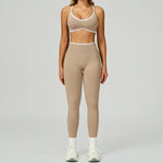 Load image into Gallery viewer, Seamless Contour Two Piece Yoga Set Luxe Performance Wear

