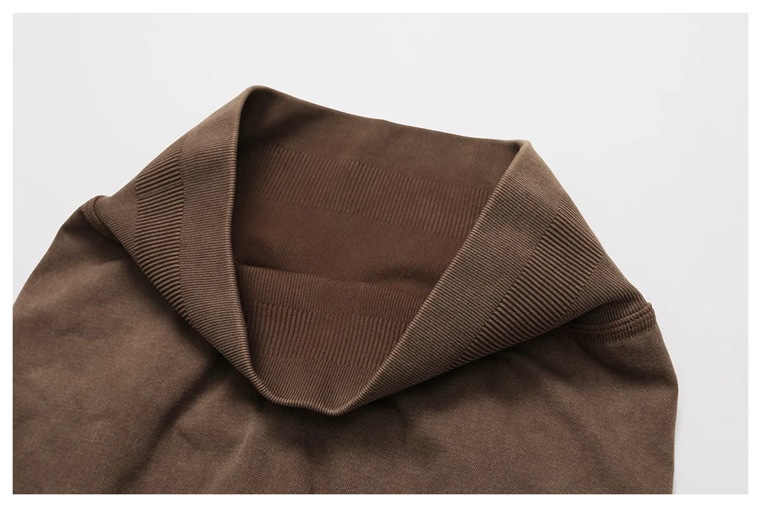 High Waist Sandwashed Performance Yoga Shorts LuxeLine