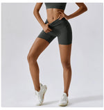 Load image into Gallery viewer, High Waist Yoga Shorts Contour Moisture Wicking Breathable
