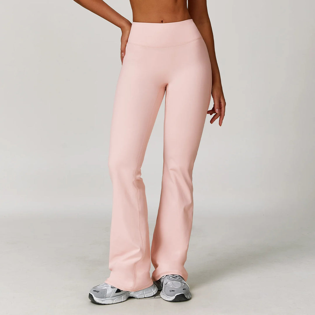 Luxuriously High Waist Contour Bell Bottom Leggings