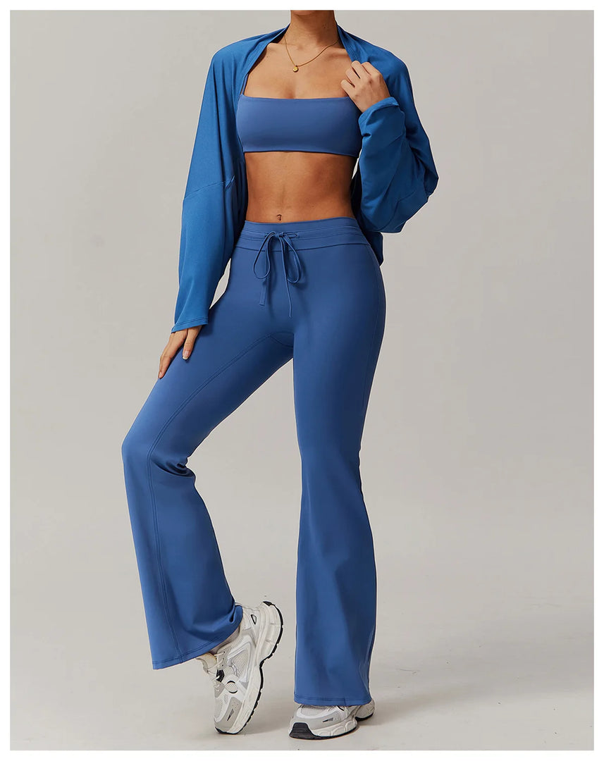 One Shoulder Bat Sleeve Yoga Hoodie Ultra Performance