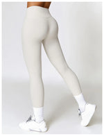 Load image into Gallery viewer, High Waist Contour Seamless Yoga Leggings With Performance
