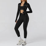 Load image into Gallery viewer, Contour Performance High Waist Athleisure Set Seamless
