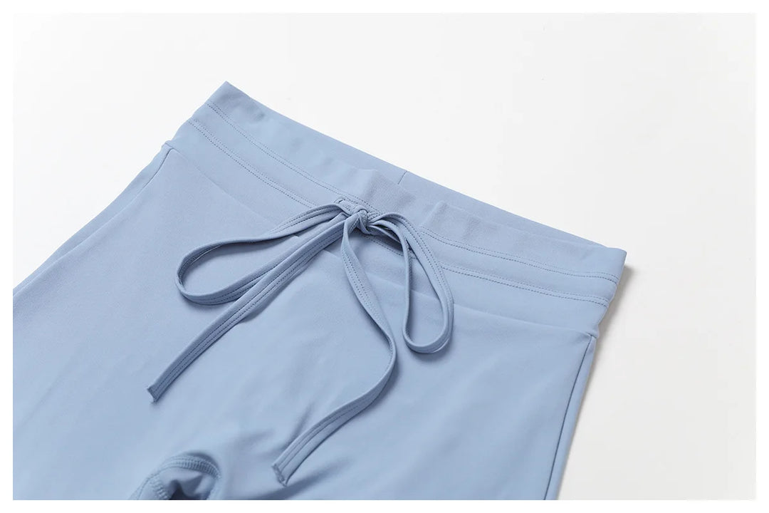 Breathable High Rise Contoured Bell Bottom Leggings